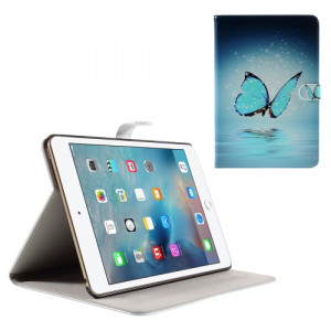iPad Mini 4 iPad Mini 5 2019 fodral turkos fjäril