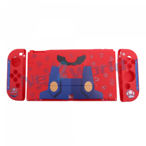 Nintendo Switch Oled fodral TPU Mario röd 3-delar