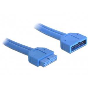 Intern USB 3.0 kabel 19-pin Förlängning ha-ho 45cm 82943