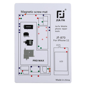 iPhone 11 PRO MAX Magnetisk skruvmatta med karta