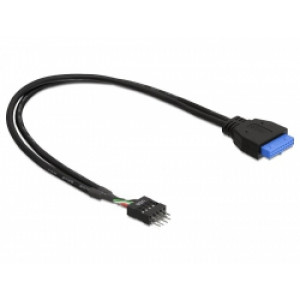 Intern USB 3.0 kabel 19-pin till 8-pin ho-ha 30cm