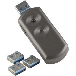 Lås för USB-porten på datorn, 1 nyckel, 4 lås net2world