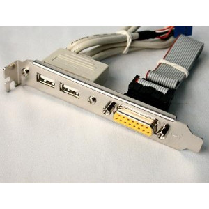 Expansionsslot bracket, USB x2 + MIDI