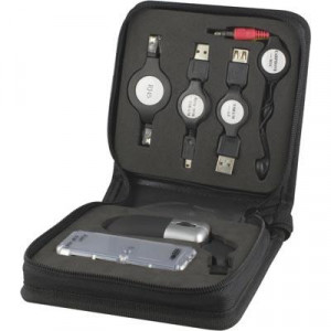 Kabelväska + USB-hub + Mus + Headset