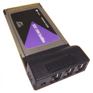Firewire PCCard - FW400 6-pin x 3.