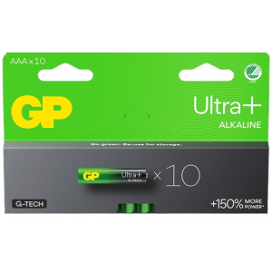 Batteri AAA (LR3) 10-pack GP Ultra Plus Alkaline