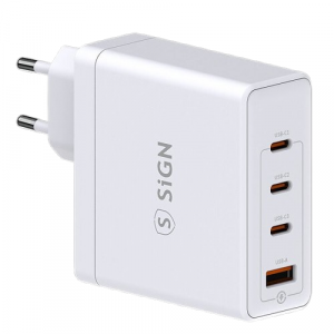 Laddare USB-C 140W 3x USB-C + 1x USB-A SN-140W