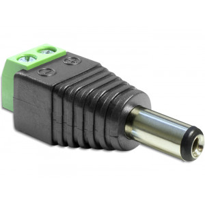 Strömadapter 12V DC-kontakt ha till 2pin skruvplin