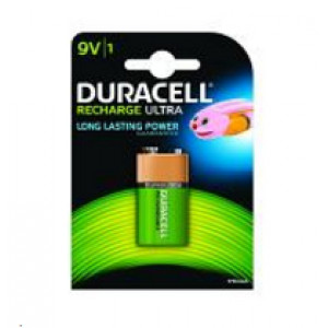 Laddningsbara Batterier 9V (6LR61) - Duracell