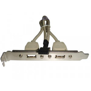 Expansionsslot bracket, USB x2