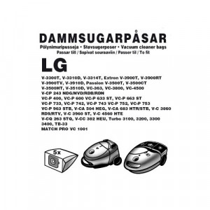 Dammsugarpåsar (5-pack) LG
