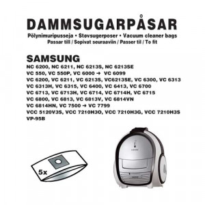 Dammsugarpåsar (5-pack) Samsung