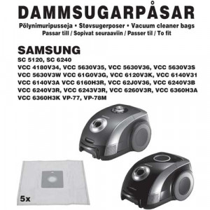 Dammpåsar (5-pack) Samsung 