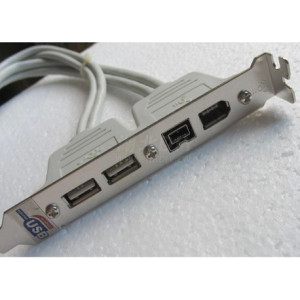 Expansionsslot bracket, USB x2 + FW 6-pin + 9-pin