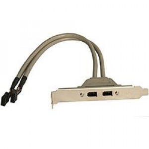 Expansionsslot bracket, Firewire 400 6-pin x2