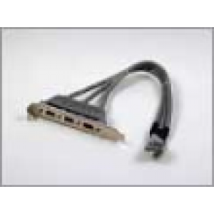 Expansionsslot bracket, Firewire 400 6-pin x3