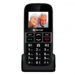 Mobiltelefon Denver Senior Stora knappar SOS 4G BAS