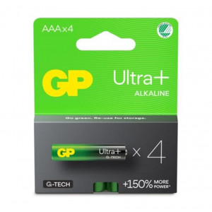 Batteri AAA (LR3) 4-pack GP Ultra Plus Alkaline