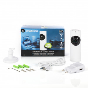 Smartwares C180IP IP-säkerhetskamera inomhus Kub Vit 1280 x 960 pixlar
