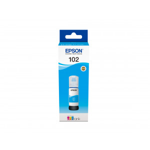 Epson 102 EcoTank Bläck Flaska Cyan Original