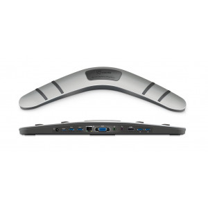 j5 create JUD481 dockningsstationer för bärbara datorer USB 3.0 (3.1 Gen 1) Type-B Grå, Silver