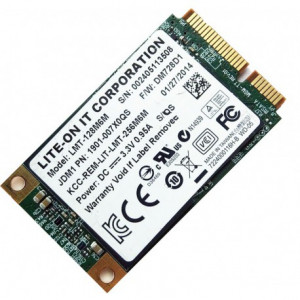 SSD mSATA 128GB 1.8" Lite-ON 3C03110027 LMT-128M6M 0T8MRJ, T8MRJ, 1901-007X0QS, DM7110F, 3C03110027