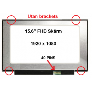 Laptopskärm 15.6" LED 40pin 1920X1080 FHD