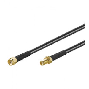 Antennkabel, RP-SMA ha - RP-SMA ho, 3m