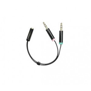 Ljudadapter 3.5mm - 3.5mm x 2 (ho-ha).