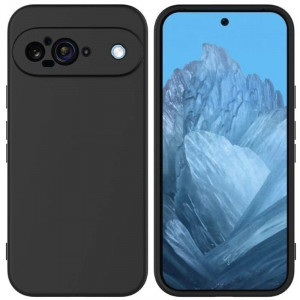 Skal Google Pixel 9 - Liquid Silicone skydd svart