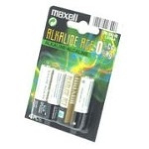 Batteri AA (LR6) 4-pack - Maxell Alkalisk