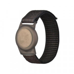 AirTag Armband 170mm med skyddskal svart
