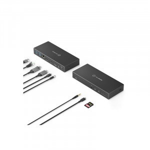 Alogic USB-C Multiport universal dockningsstation 12-i-1 med stöd för 3 skärmar