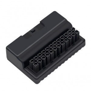 ATX 24-pin adapter vinklad 90 grader för ström ATX-24-90