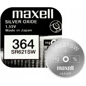 Batteri 364 SR621SW LR621 SR60 AG1 Japanskt Maxell