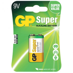 Batteri 9V LR61 - GP Super Alkaline