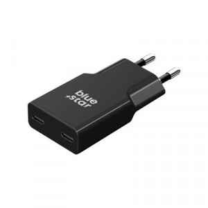 Laddare - USB-C 30W PD 2 x USB-C Slim