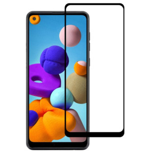 Skärmskydd - Samsung Galaxy A21 Heltäckande Glas Glasskydd Samsung A21