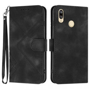 Fodral Huawei P20 lite - Konstläder Svart 102202