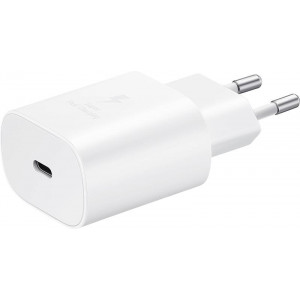 Samsung Original Laddare USB-C 25W utan kabel vit EP-TA800NWEGEU