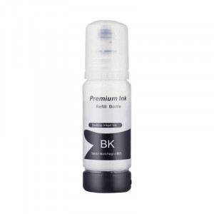 Bläck Refill kompatibel för Epson EcoTank 104, Epson EcoTank 103 - 70 ml flaska Svart