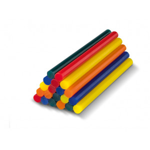 Limstavar 7 mm x 100mm smältlim limpistol 20-pack Färg