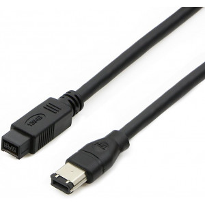 Firewirekabel 9-pin hane - 6-pin hane 1394b->1394a 82595