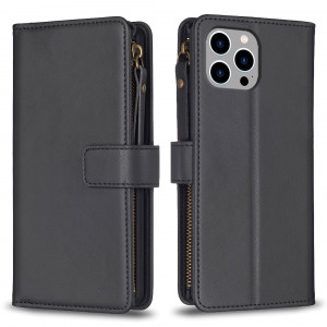 Fodral iPhone 14 PRO MAX / 15 PLUS - 9 kort svart 101940