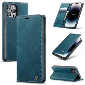 Fodral iPhone 14 PRO MAX - CaseMe Plånbok Blå 101514