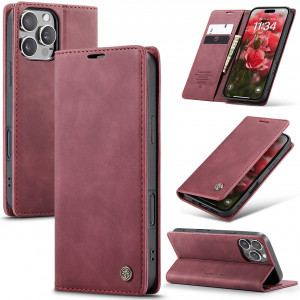 Fodral iPhone 16 - CaseMe Vinröd
