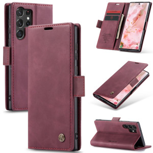 Fodral Samsung Galaxy S23 ULTRA 5G - CaseMe Vinröd 101562