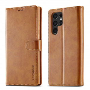 Fodral Samsung Galaxy S24 ULTRA - LC.IMEEKE Brun 102578