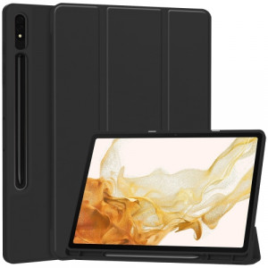 Fodral Samsung Galaxy Tab S9+ / S9 FE+ 3Fold Svart 102142