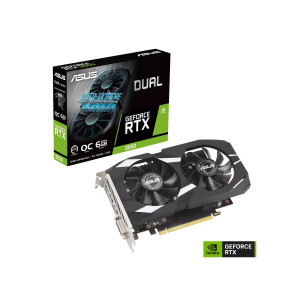Grafikkort - RTX 3050 Asus Dual OC 6GB GDDR6 90YV0K60-M0NA00